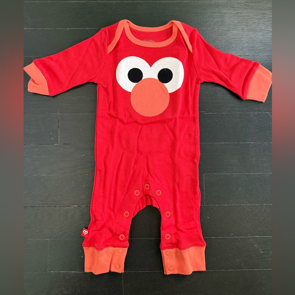 Land of Nod Sesame Street Collection Elmo Romper